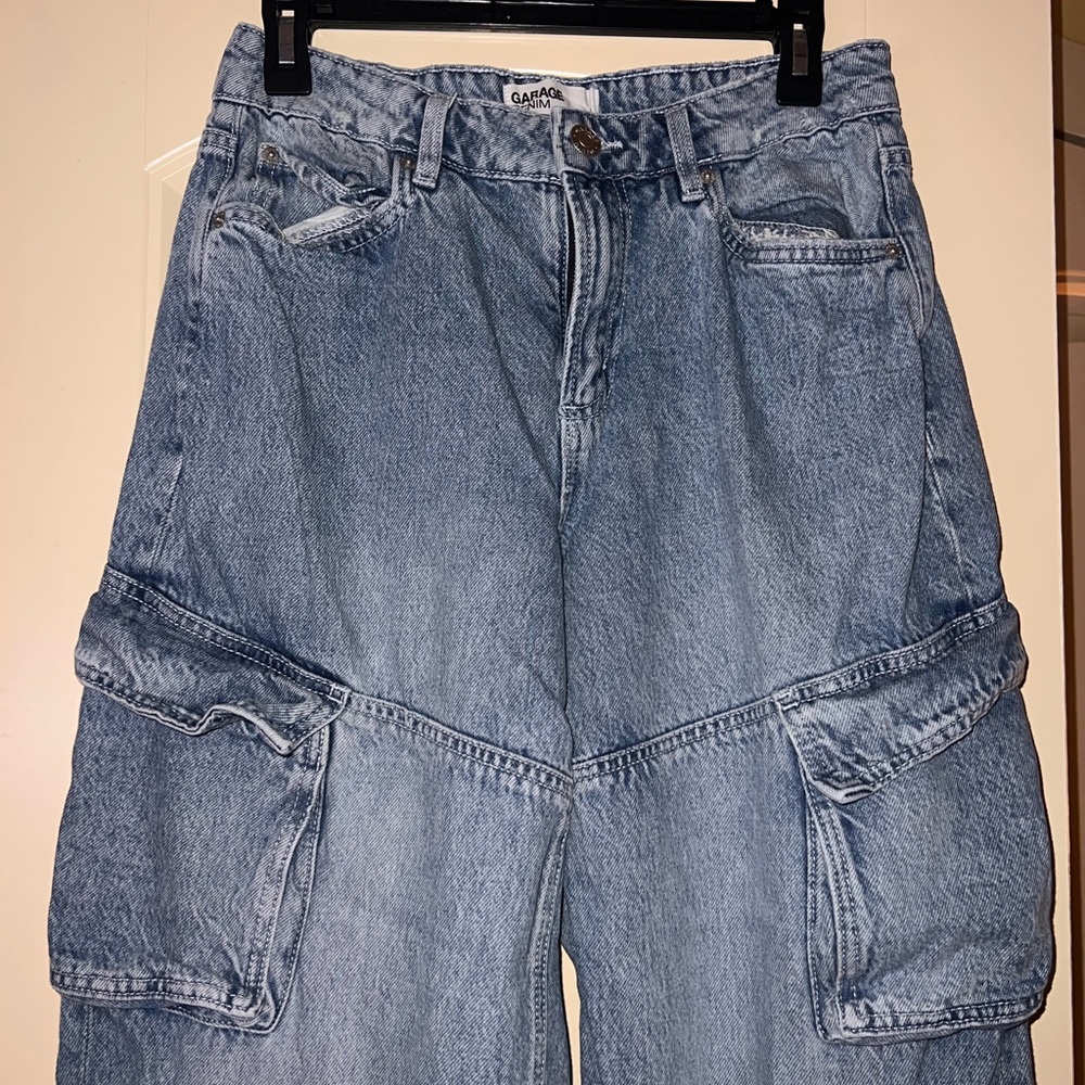 Garage Light Blue Flare & Wide Leg Jeans